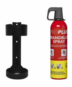 Spraybrandblusser met houder