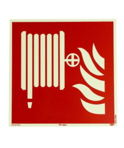 Pictogram brandslanghaspel fluor 20x20 cm-0