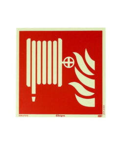 Pictogram brandslanghaspel fluor 15x15 cm kopen