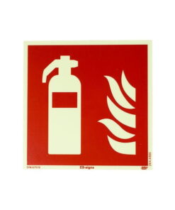 Pictogram brandblusser fluor 15x15 cm kopen