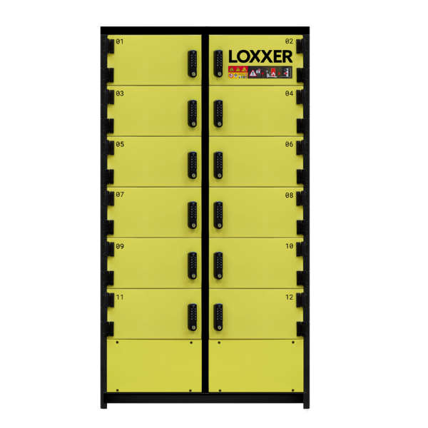Lithium lockerkast LOX 12 | Lockerkast voor lithiumbatterijen