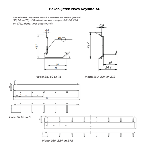 Sleutelkluizen Nova XL
